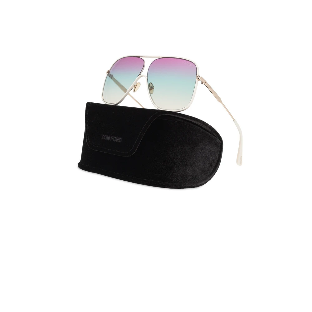 Tom Ford Sunglasses With Logo White 3 Tom Ford Sunglasses With Logo White