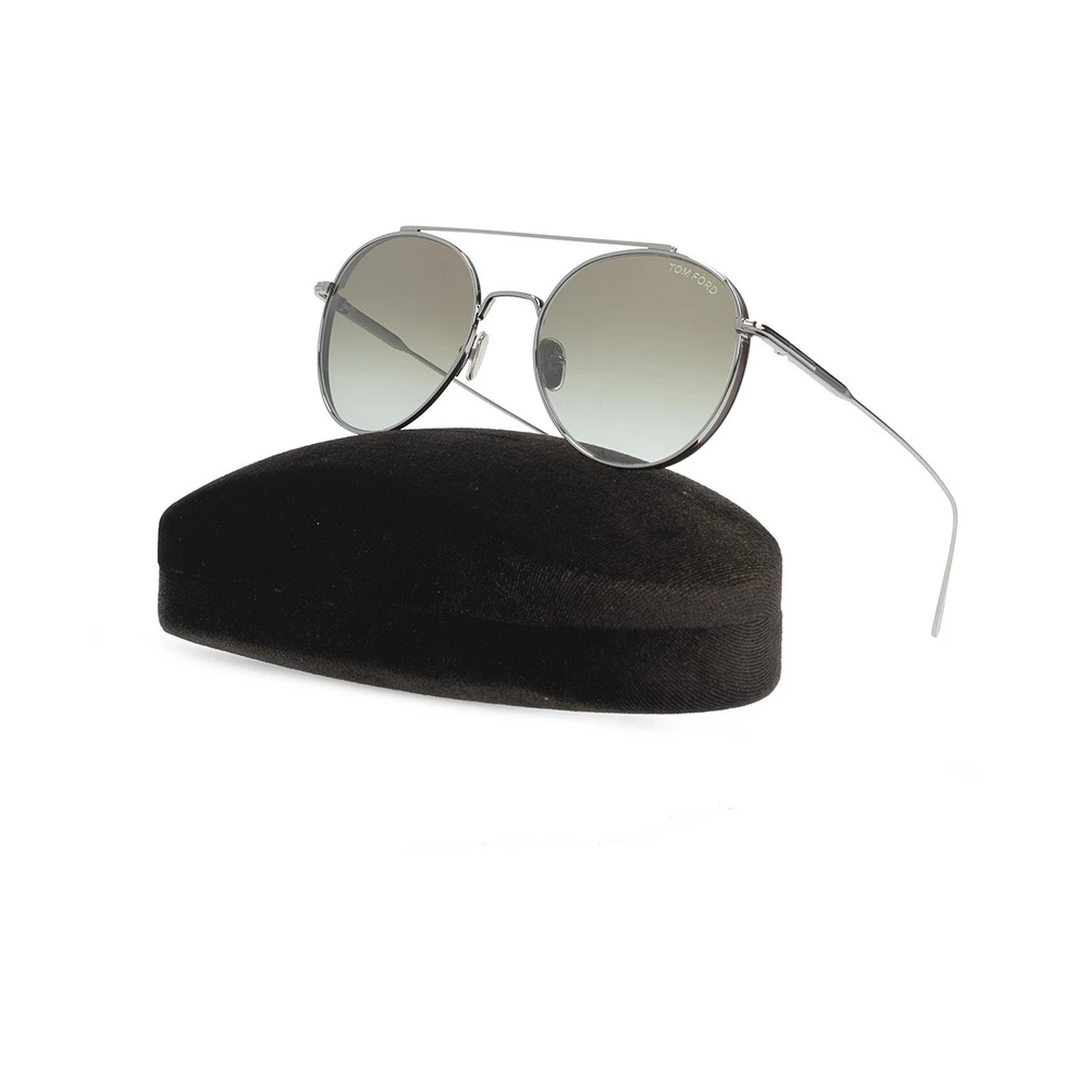 Tom Ford Sunglasses With Logo Gray 3 Tom Ford Sunglasses With Logo Gray