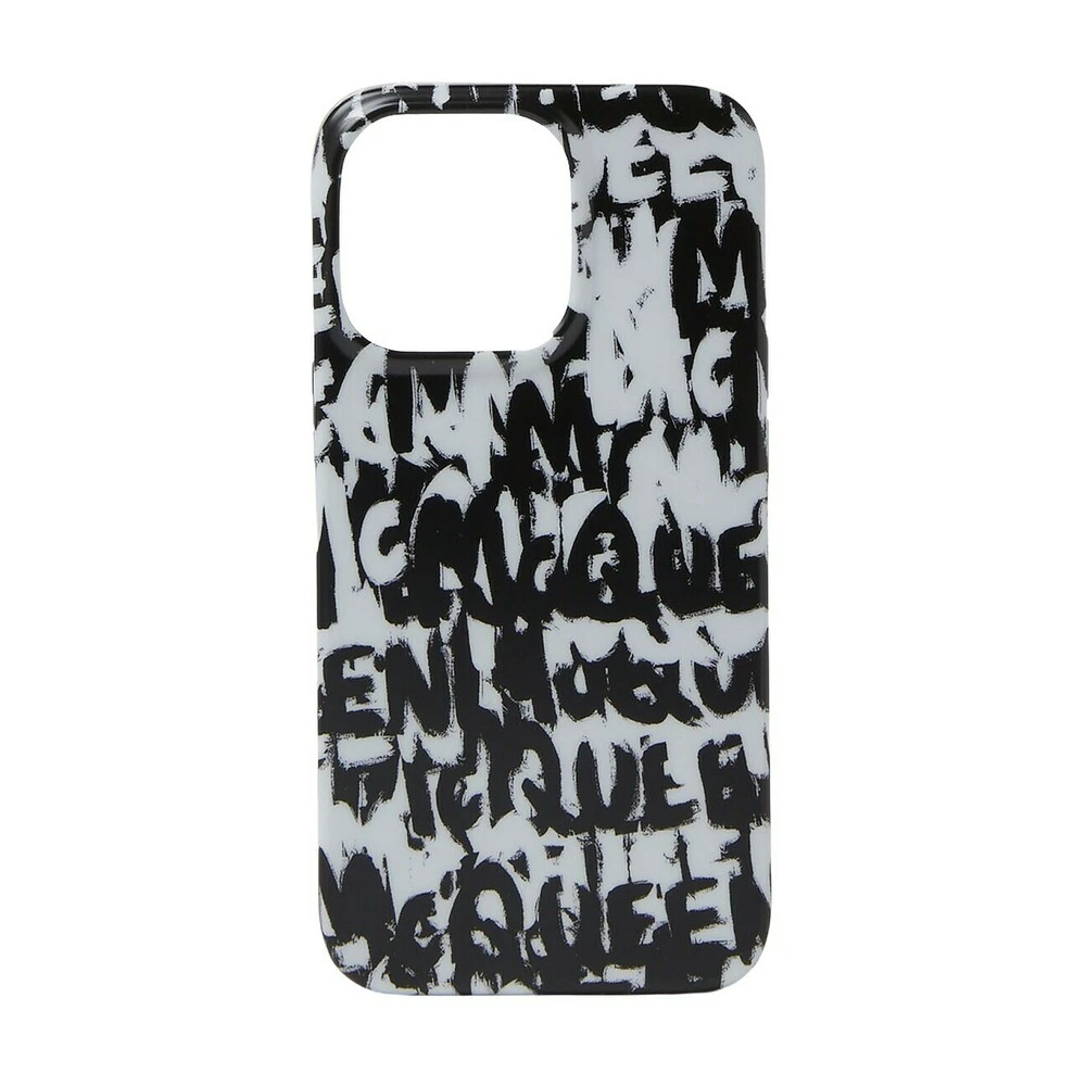 Alexander McQueen Graffiti IPhone 13 Pro Case Black 4 Alexander McQueen Graffiti IPhone 13 Pro Case Black - Bilde 2