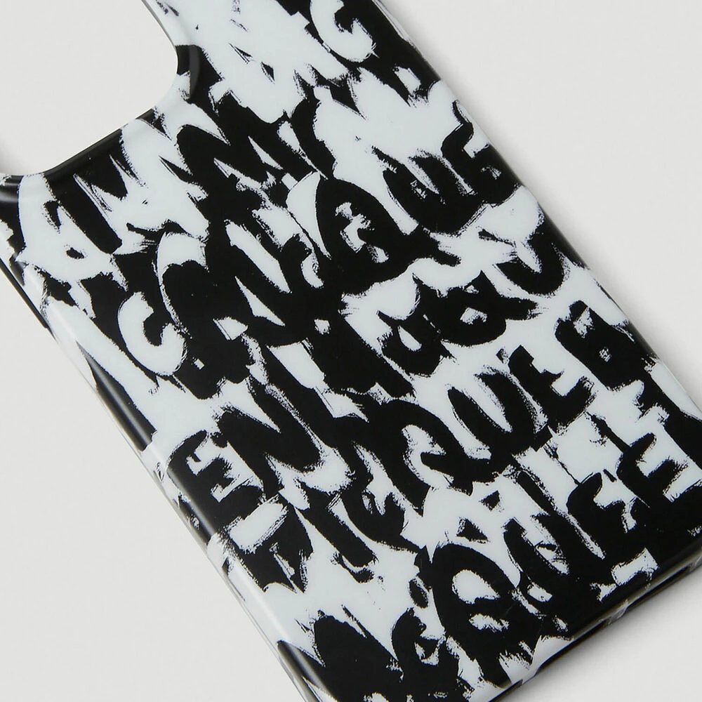 Alexander McQueen Graffiti IPhone 13 Pro Case Black 5 Alexander McQueen Graffiti IPhone 13 Pro Case Black - Bilde 3