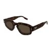 Alexander McQueen Glasses Brown