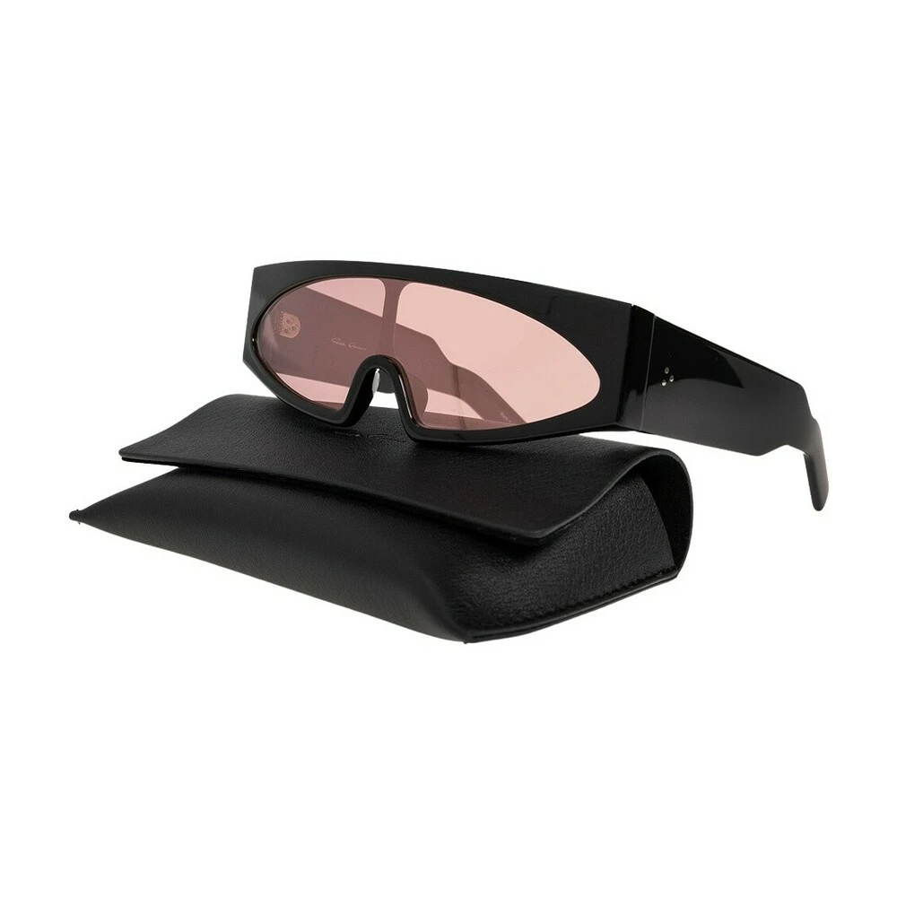 Rick Owens Rectangular Sunglasses Black 4 Rick Owens Rectangular Sunglasses Black - Bilde 2