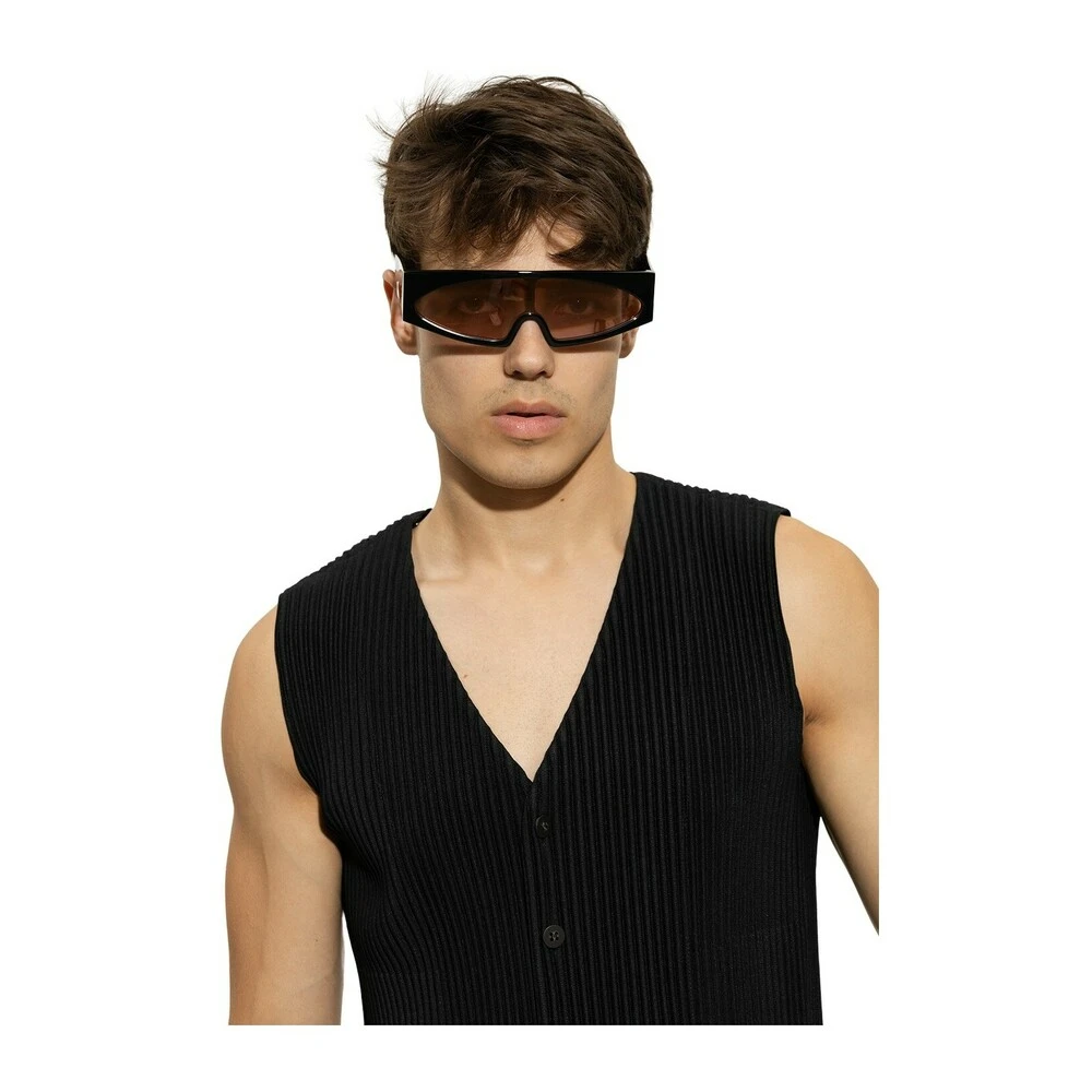 Rick Owens Rectangular Sunglasses Black 6 Rick Owens Rectangular Sunglasses Black - Bilde 4