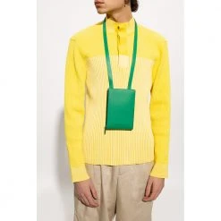Jacquemus Le Gadju Phone Holder With Strap Green -Miinto Tilbehor Butik unnamed file 237