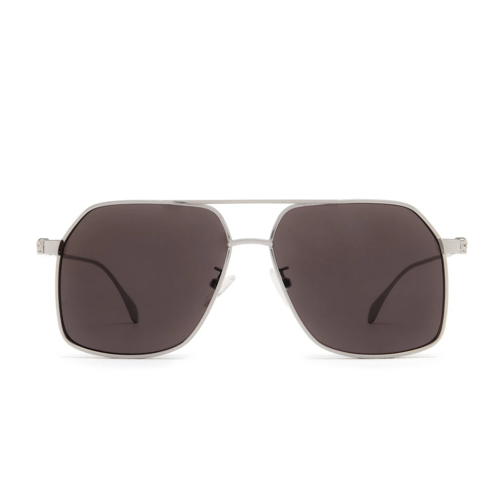 Alexander McQueen Glasses Gray 3 Alexander McQueen Glasses Gray
