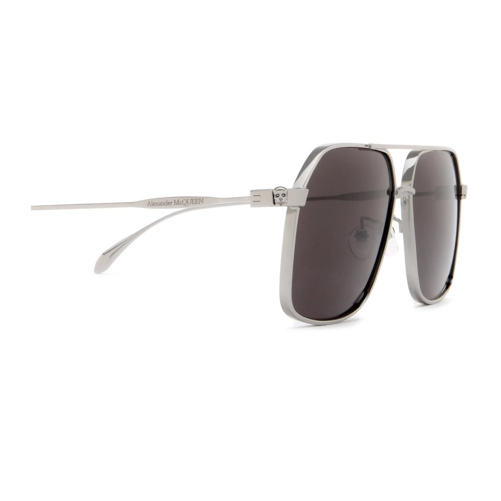 Alexander McQueen Glasses Gray 4 Alexander McQueen Glasses Gray - Bilde 2