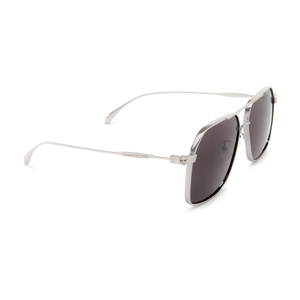 Alexander McQueen Glasses Gray 5 Alexander McQueen Glasses Gray - Bilde 3