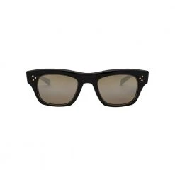 Garrett Leight ML2006-48 CGNAC-CG/SMKYGLSSPLR Sunglasses Black