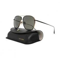 Linda Farrow Matis Aviator Sunglasses Black -Miinto Tilbehor Butik unnamed file 2581