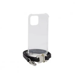 1017 ALYX 9SM IPhone 12 Case In TPU And Black Leather White