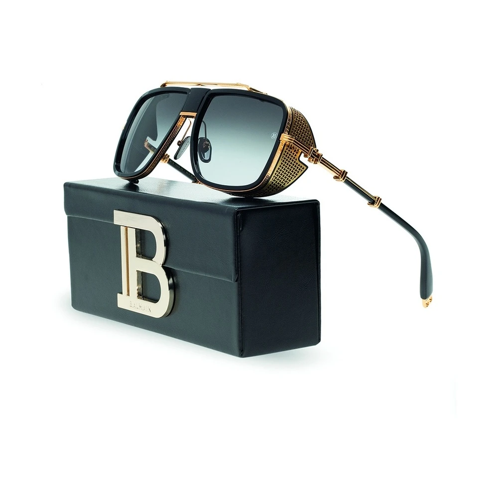 Balmain Sunglasses With Logo Yellow 3 Balmain Sunglasses With Logo Yellow
