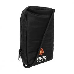 Kenzo Strapped Phone Holder Black
