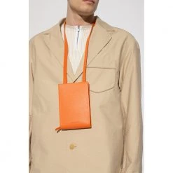 Jacquemus ‘Le Gadju’ Phone Holder With Strap Orange