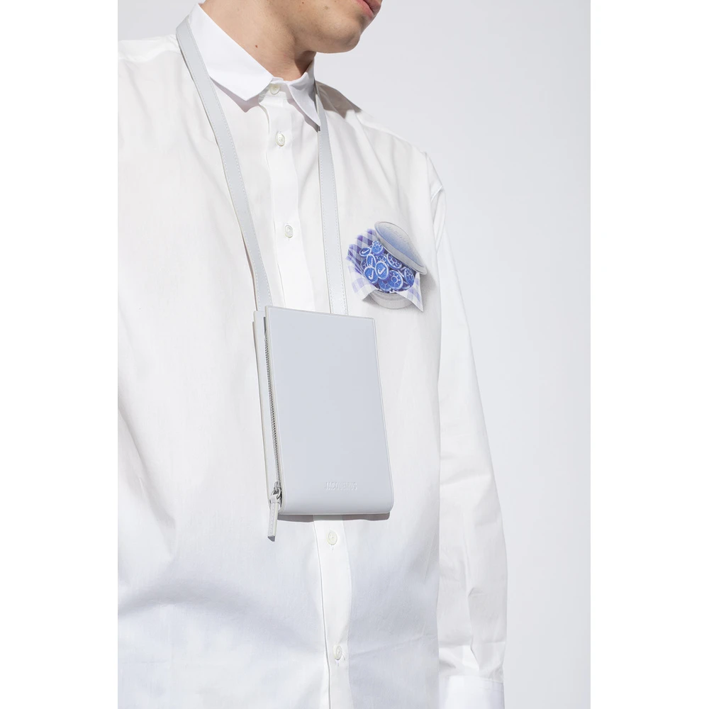 Jacquemus Le Gadju Phone Holder With Strap Gray 4 Jacquemus Le Gadju Phone Holder With Strap Gray - Bilde 2