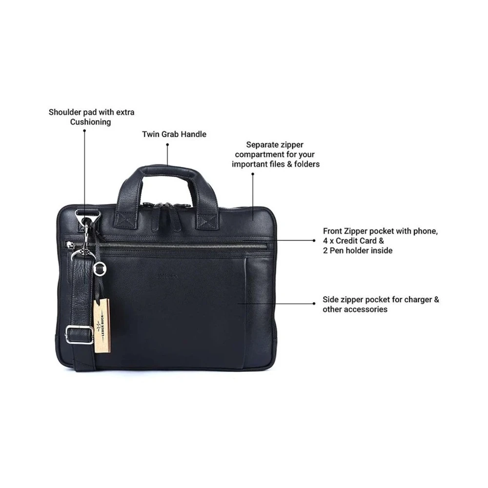 Springfield Laptop Bag Black 7 Springfield Laptop Bag Black - Bilde 5