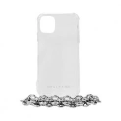 1017 ALYX 9SM IPhone 12 Case In Transparent Polyurethane White