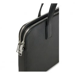 Boss Black Crosstown Italian Leather Document Case Black