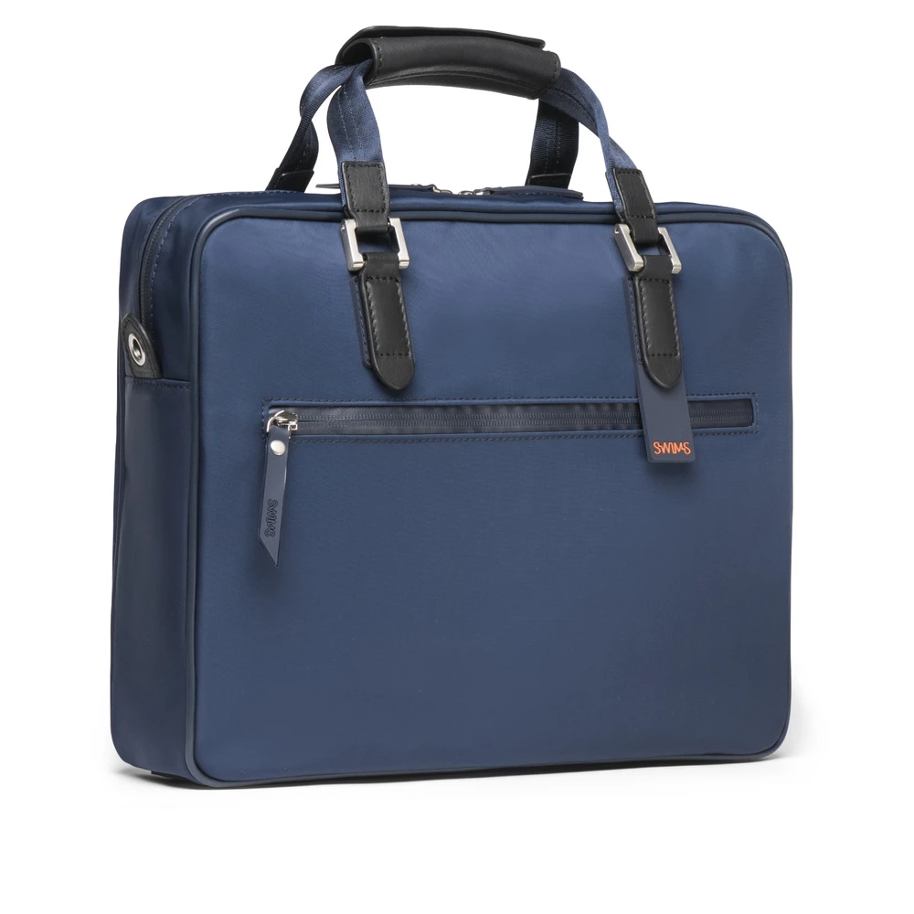 SWIMS Blue Attache Bag Blue 3 SWIMS Blue Attache Bag Blue