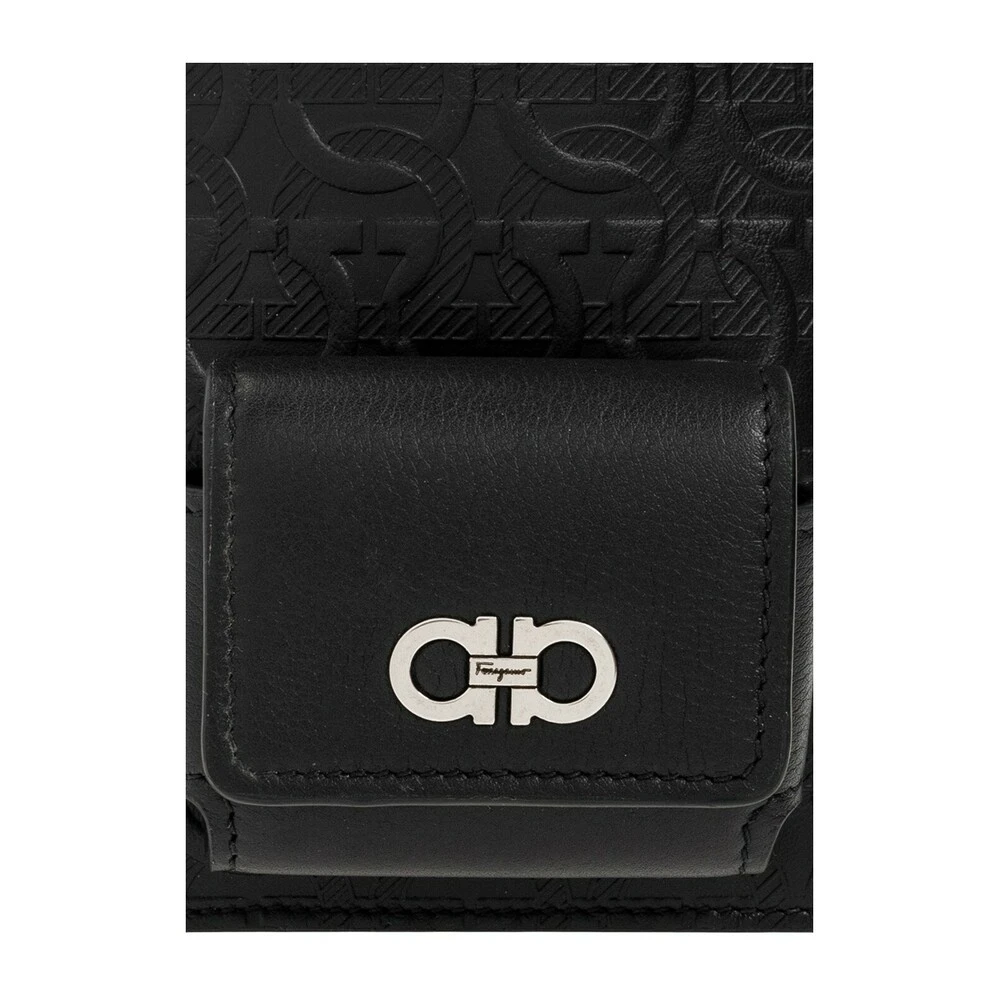 Salvatore Ferragamo Strapped Phone Holder Black 4 Salvatore Ferragamo Strapped Phone Holder Black - Bilde 2