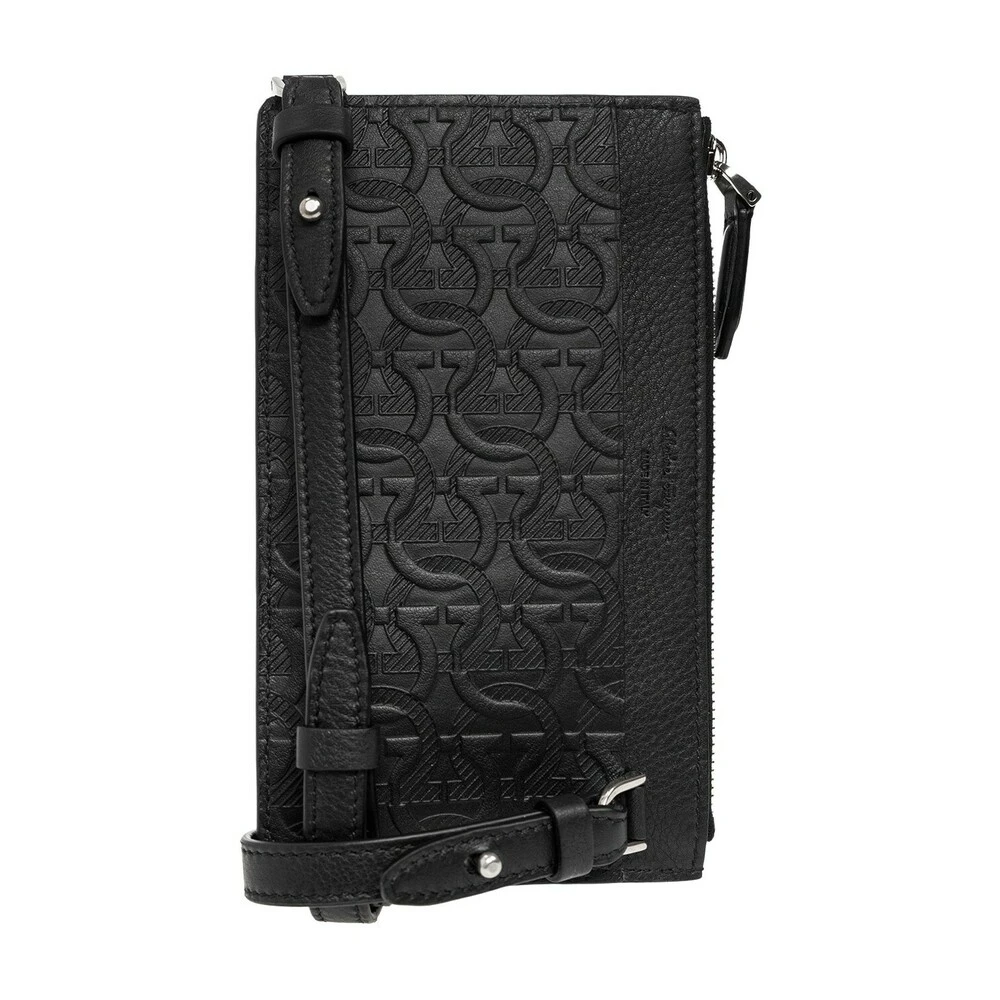 Salvatore Ferragamo Strapped Phone Holder Black 6 Salvatore Ferragamo Strapped Phone Holder Black - Bilde 4