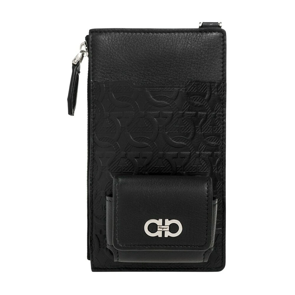 Salvatore Ferragamo Strapped Phone Holder Black 8 Salvatore Ferragamo Strapped Phone Holder Black - Bilde 6