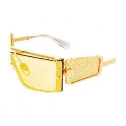 Balmain Wonder Boy III Sungles Yellow 10 Balmain Wonder Boy III Sungles Yellow -Miinto Tilbehor Butik unnamed file 830